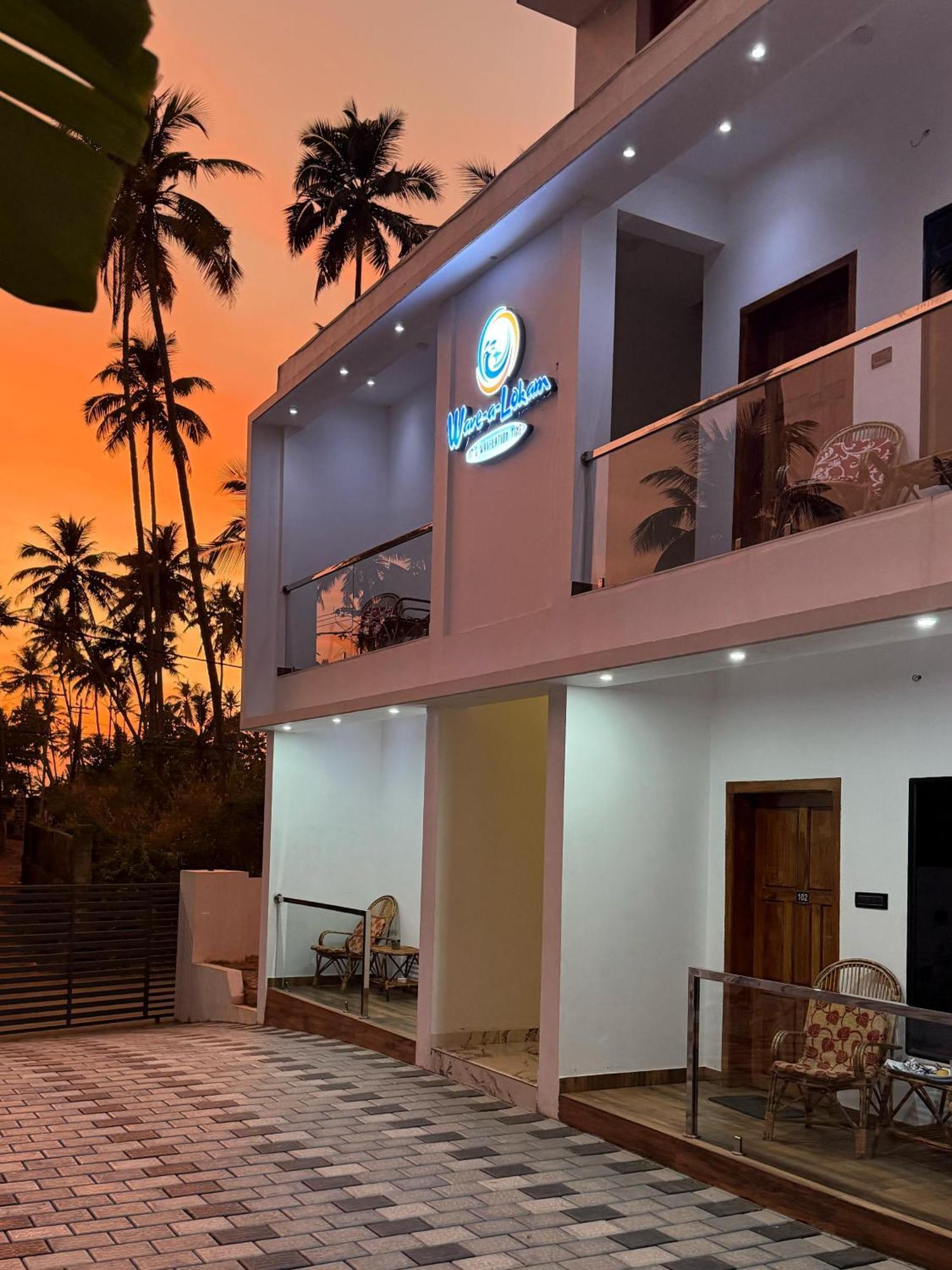 Wavealokam Beach Retreat Varkala Buitenkant foto